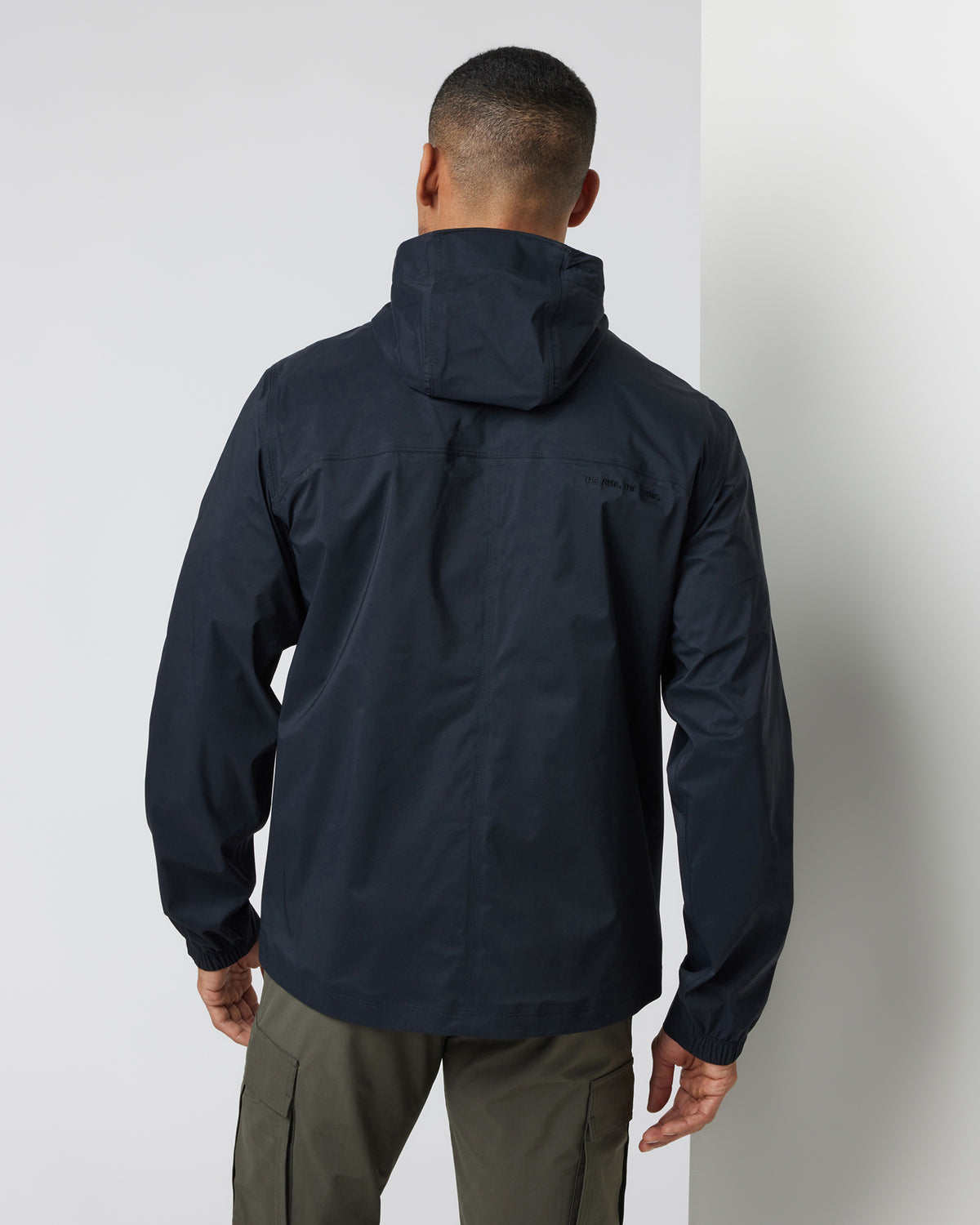 Vuori Rainstorm Packable Jacket Men's Black Rain Jacket