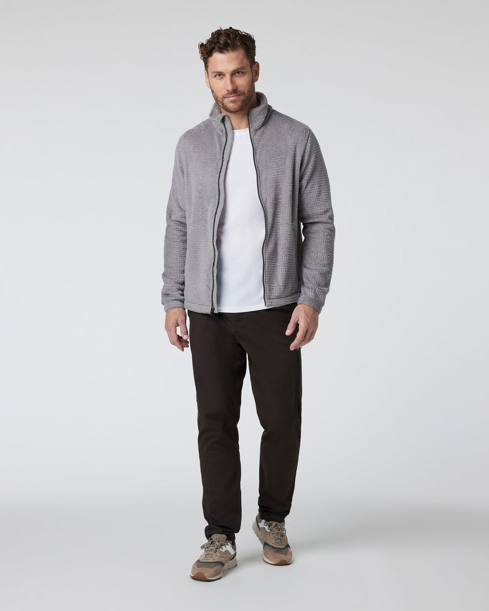 Vuori Fairfield Full Zip Jacket Shiitake Fleece Jacket