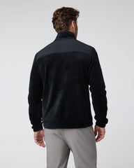 Vuori Fairfield Full Zip Jacket Men's Black Fleece Jacket