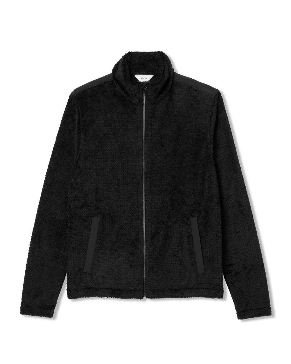 Vuori Fairfield Full Zip Jacket Men's Black Fleece Jacket