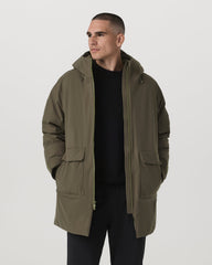 Vuori Bering Down Parka Warm Men's Oregano Jacket