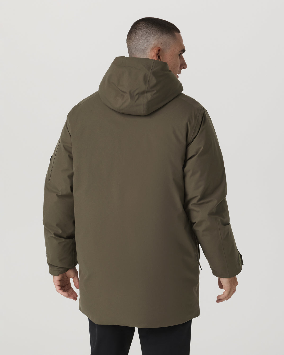 Vuori Bering Down Parka Warm Men's Oregano Jacket
