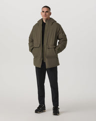 Vuori Bering Down Parka Warm Men's Oregano Jacket