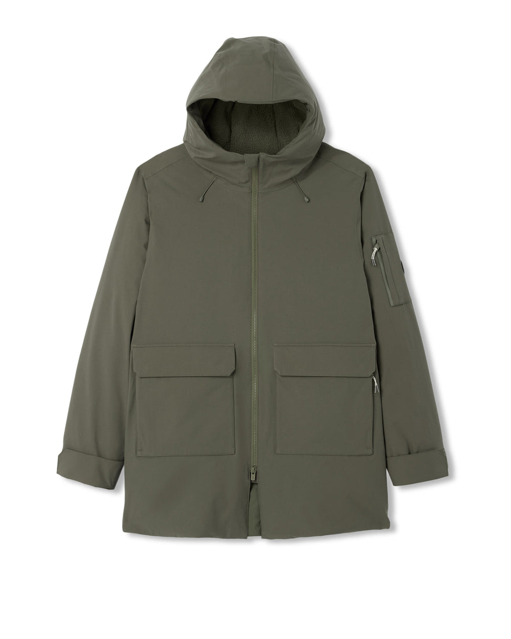 Vuori Bering Down Parka Warm Men's Oregano Jacket