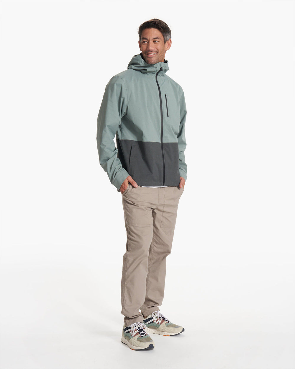 Vuori Oahu Rain Jacket Men's Stormy Lightweight Jacket