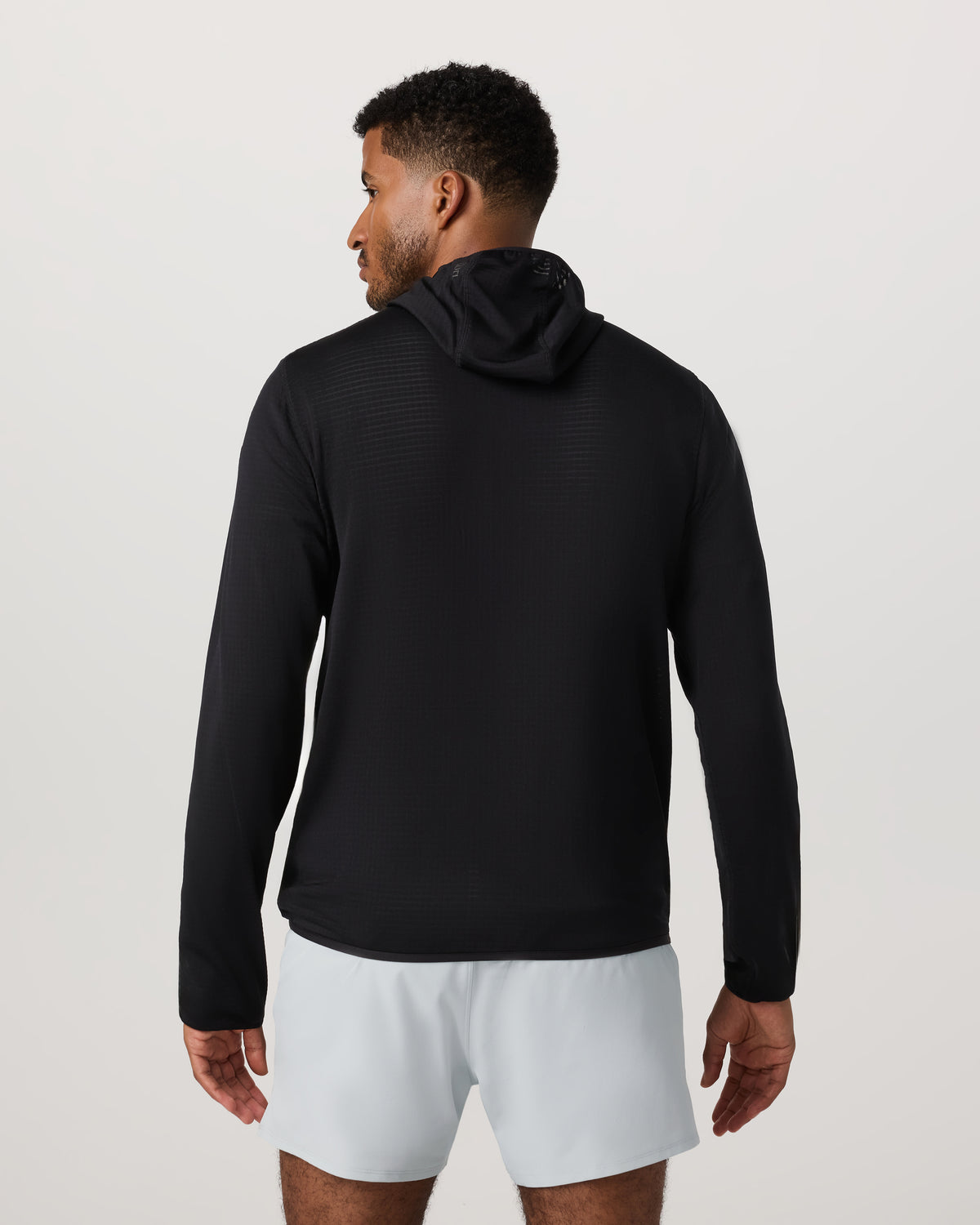 Vuori Powergrid Full Zip Jacket 2.0 Men's Black Fleece Jacket