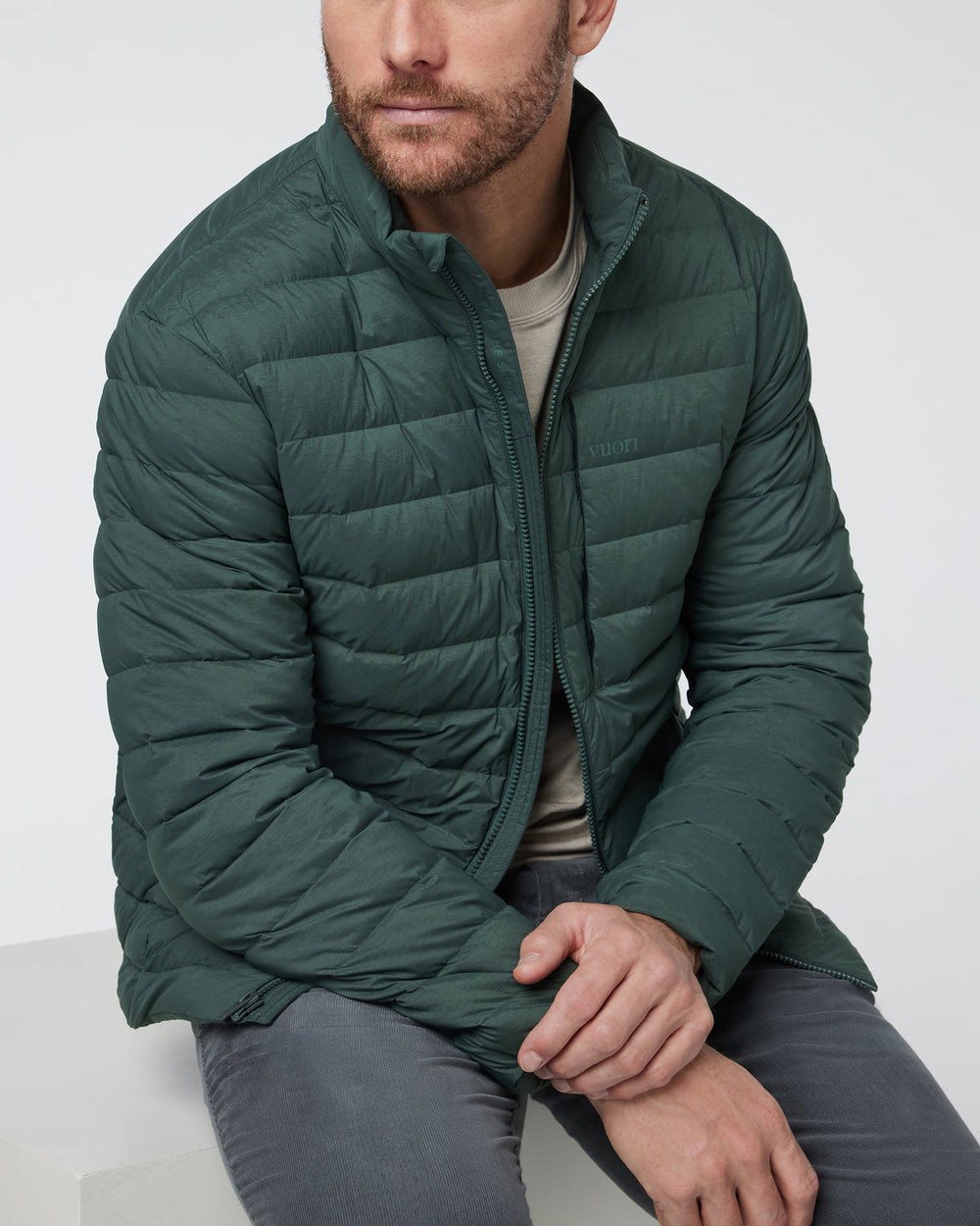 Vuori Steadfast Insulated Full Zip Jacket Aspen