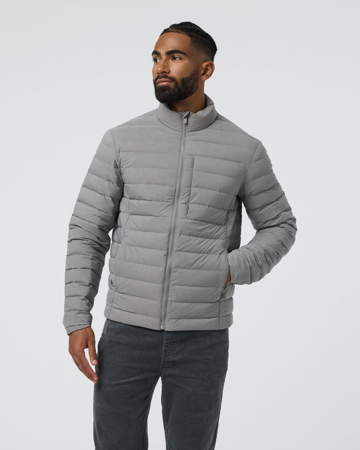 Vuori Steadfast Insulated Full Zip Jacket Shiitake
