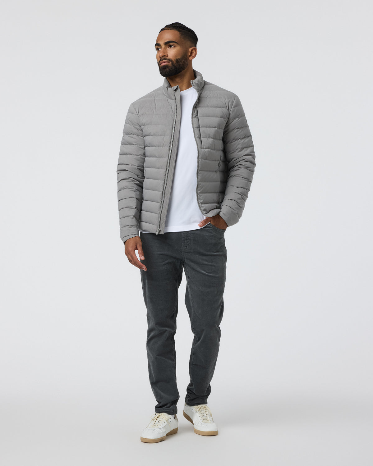 Vuori Steadfast Insulated Full Zip Jacket Shiitake