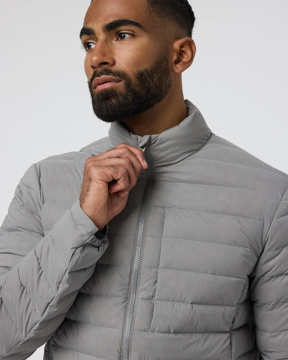 Vuori Steadfast Insulated Full Zip Jacket Shiitake