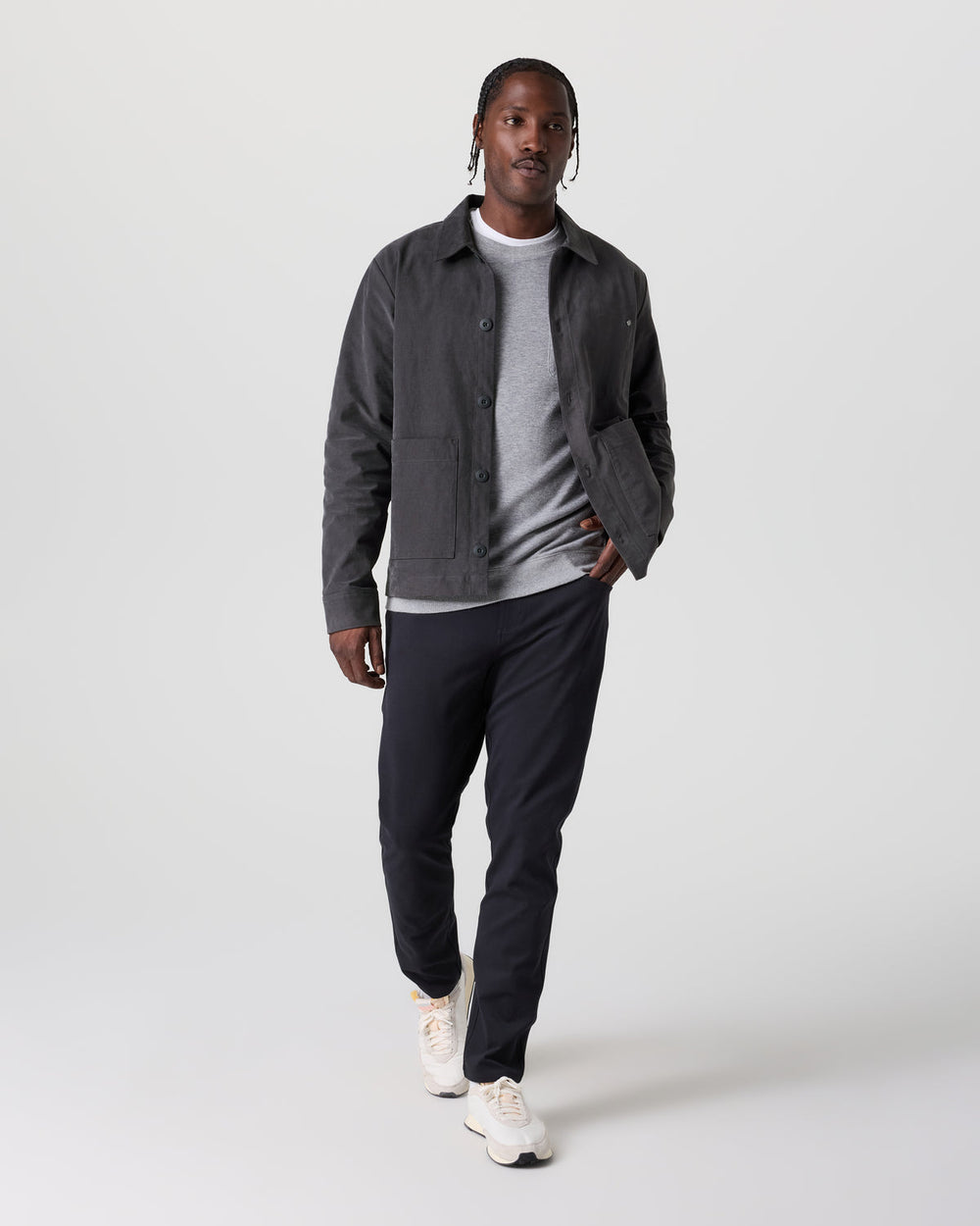 Vuori Timor Chore Jacket Charcoal