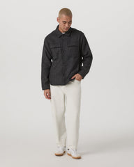 Vuori Ridge Natural Shirt Jacket Men's Grey Button-Up Jacket