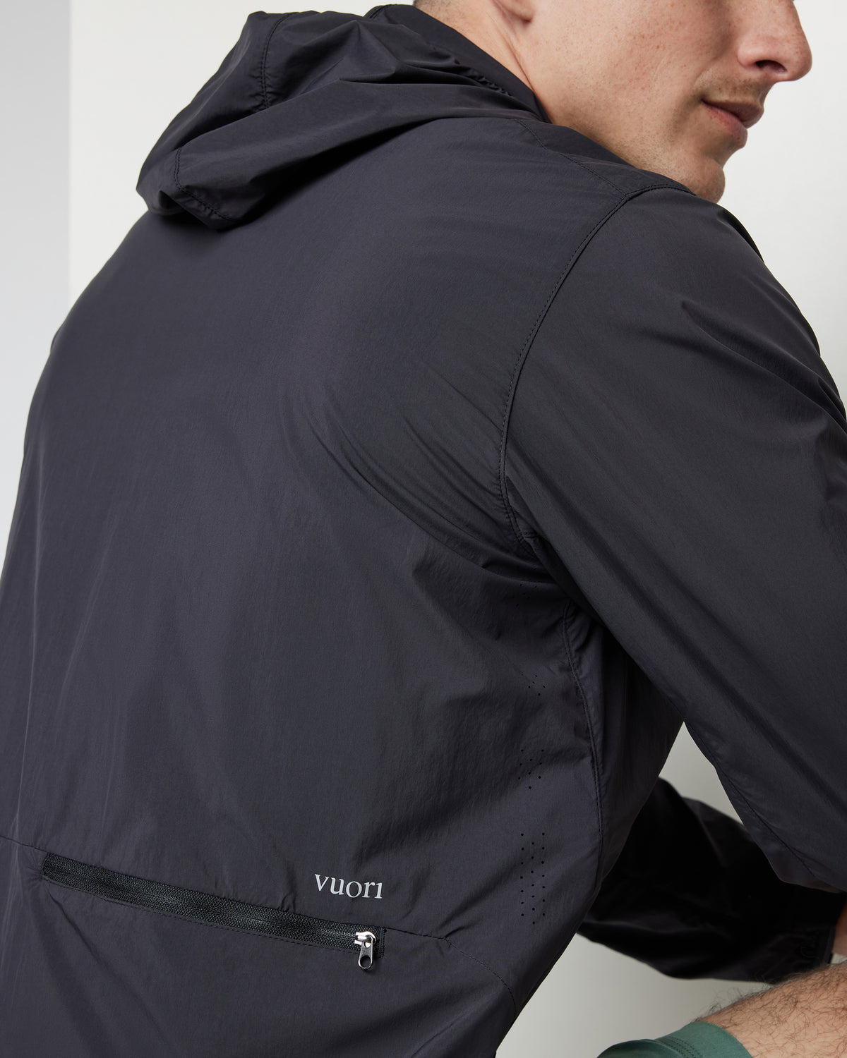 Vuori Ronan Packable Jacket Black Water Repellent Jacket