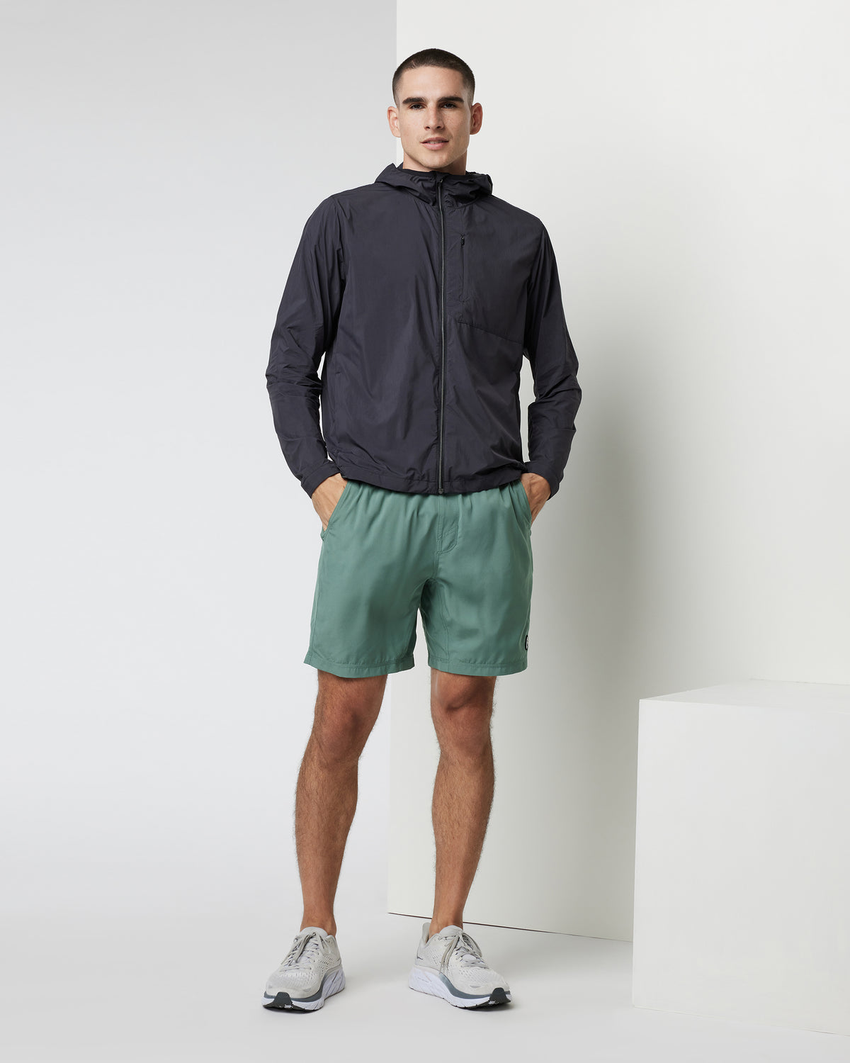 Vuori Ronan Packable Jacket Black Water Repellent Jacket