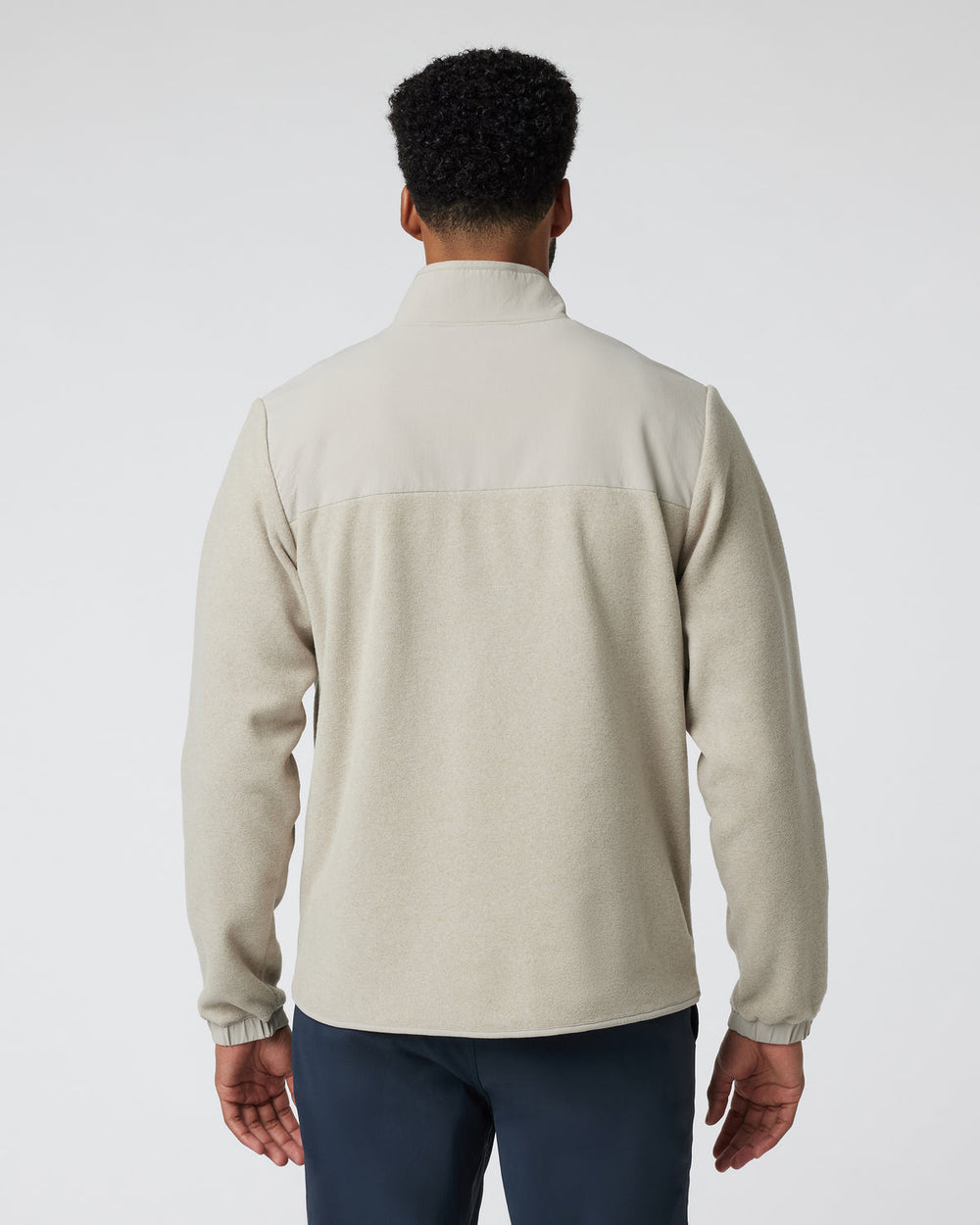 Vuori Aspen Full Zip Jacket Toast Fleece Jacket