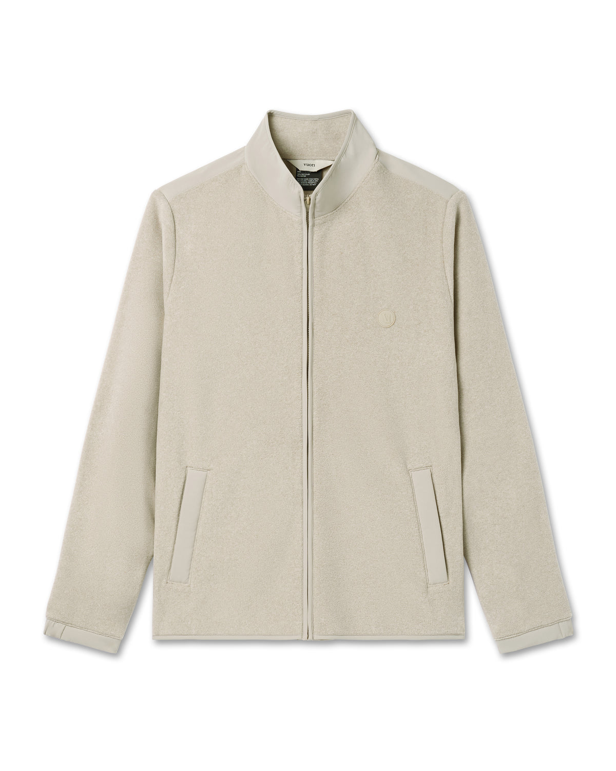 Vuori Aspen Full Zip Jacket Toast Fleece Jacket