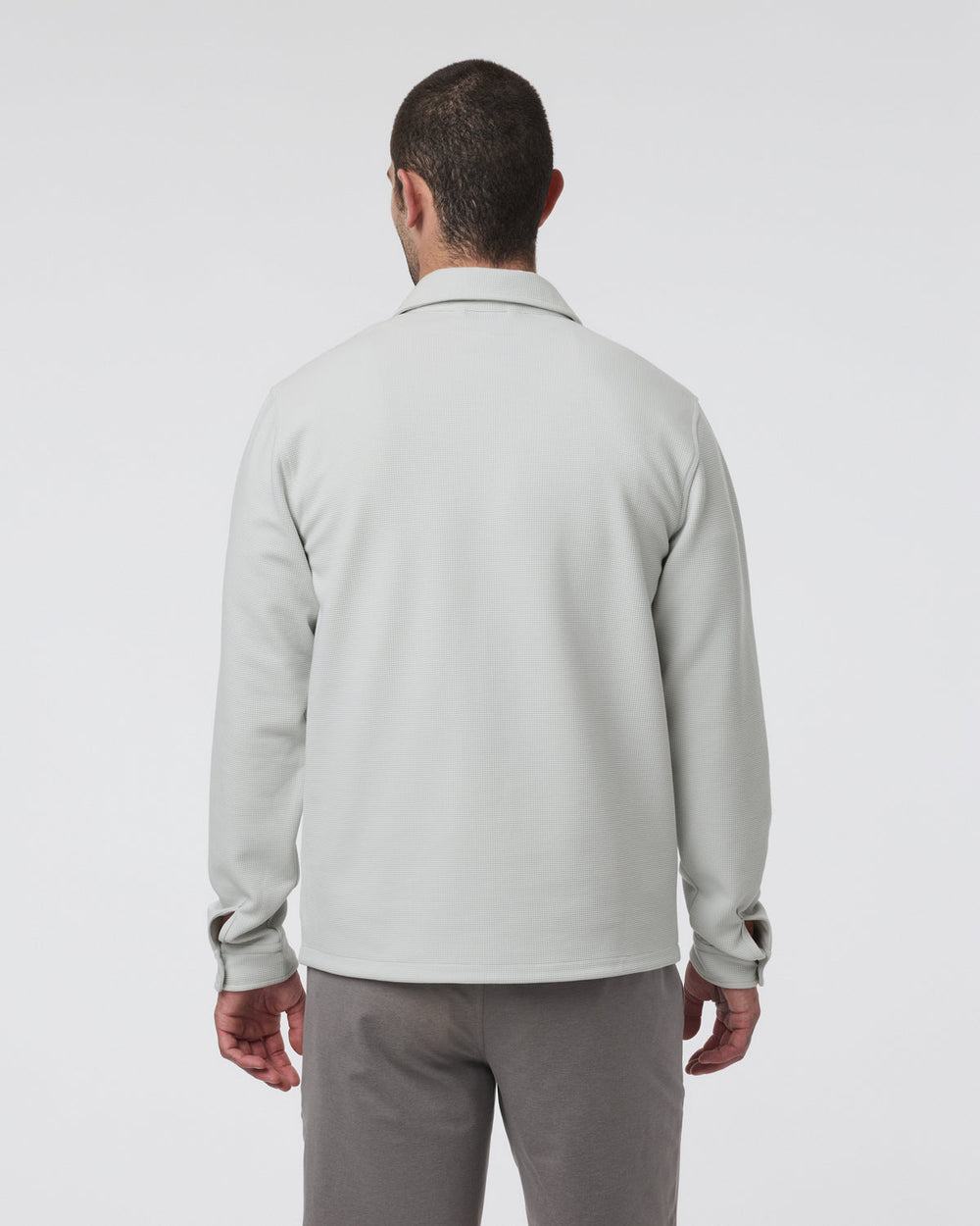 Vuori Waffle Shirt Jacket Salt