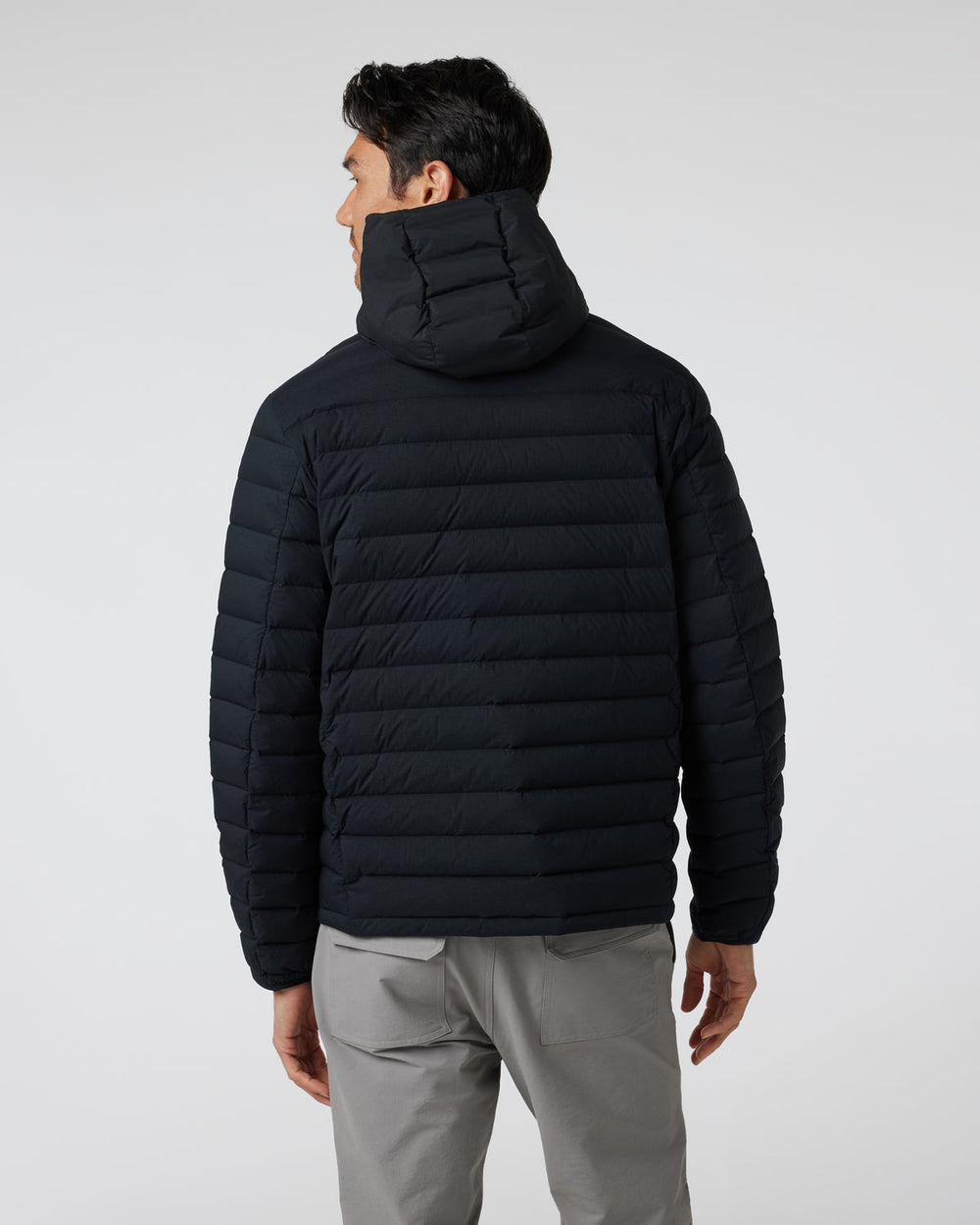 Vuori Steadfast Full Zip Hooded Jacket Black