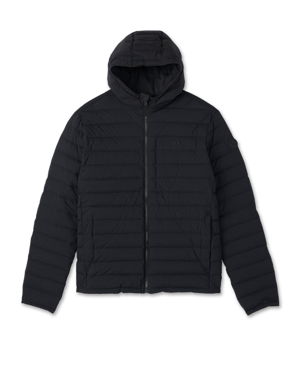 Vuori Steadfast Full Zip Hooded Jacket Black