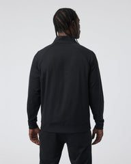 Vuori Coronado Novelty Full Zip Men's Black Heather Jacket