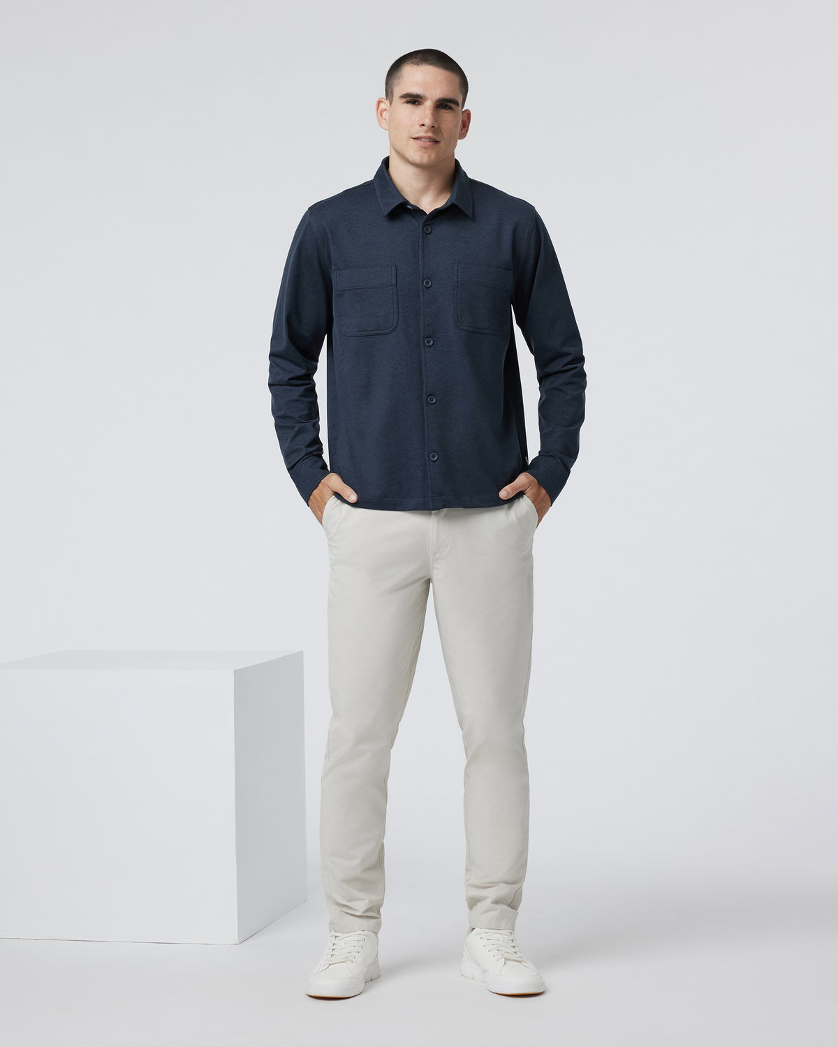 Vuori Coronado Shirt Jacket Midnight Heather