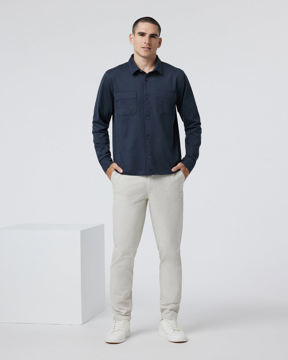 Vuori Coronado Shirt Jacket Midnight Heather