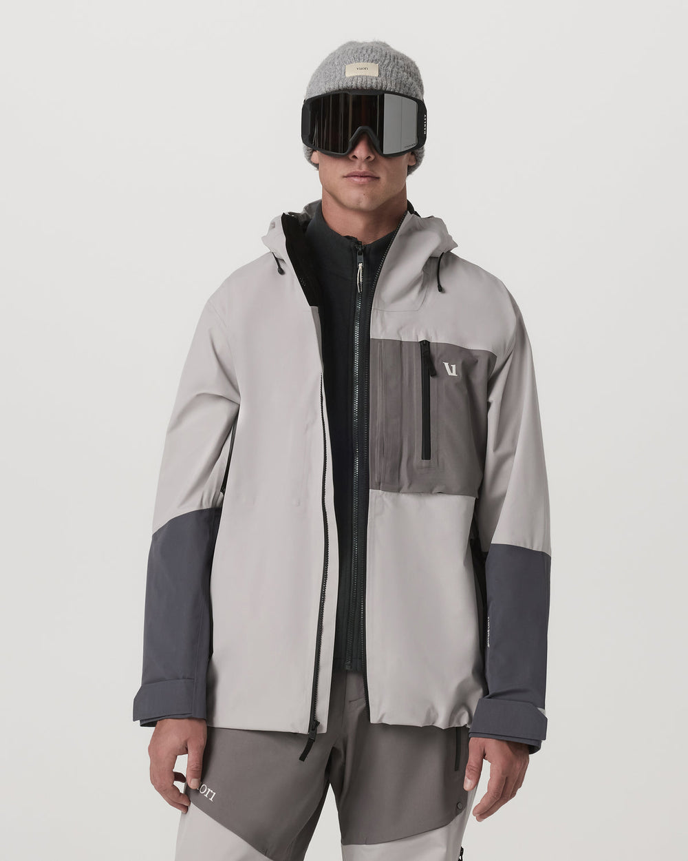 Vuori Taika Snow Shell Men's Amethyst Grey Ski/Board Jacket