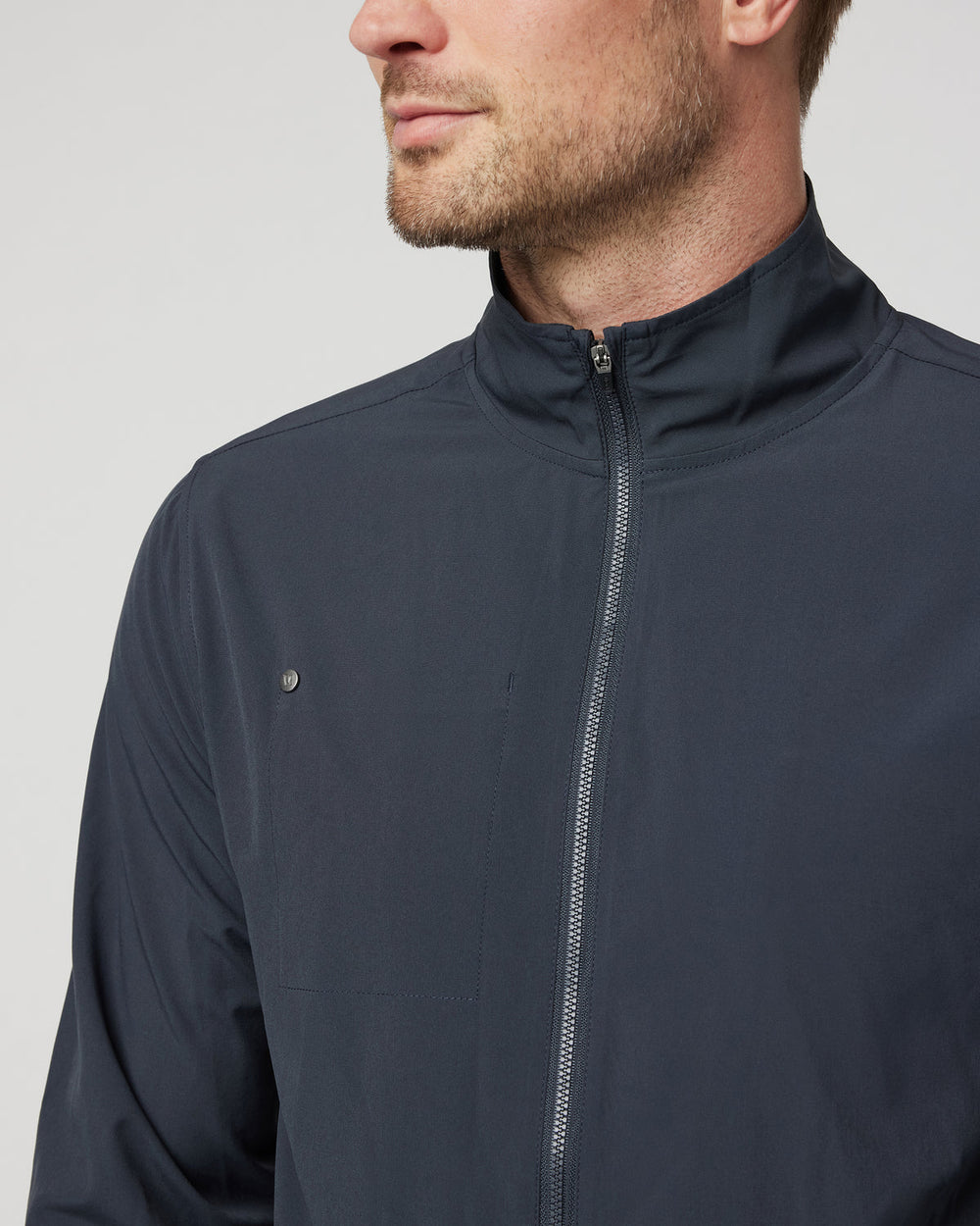 Vuori Venture Track Jacket Men's Navy Workout Jacket