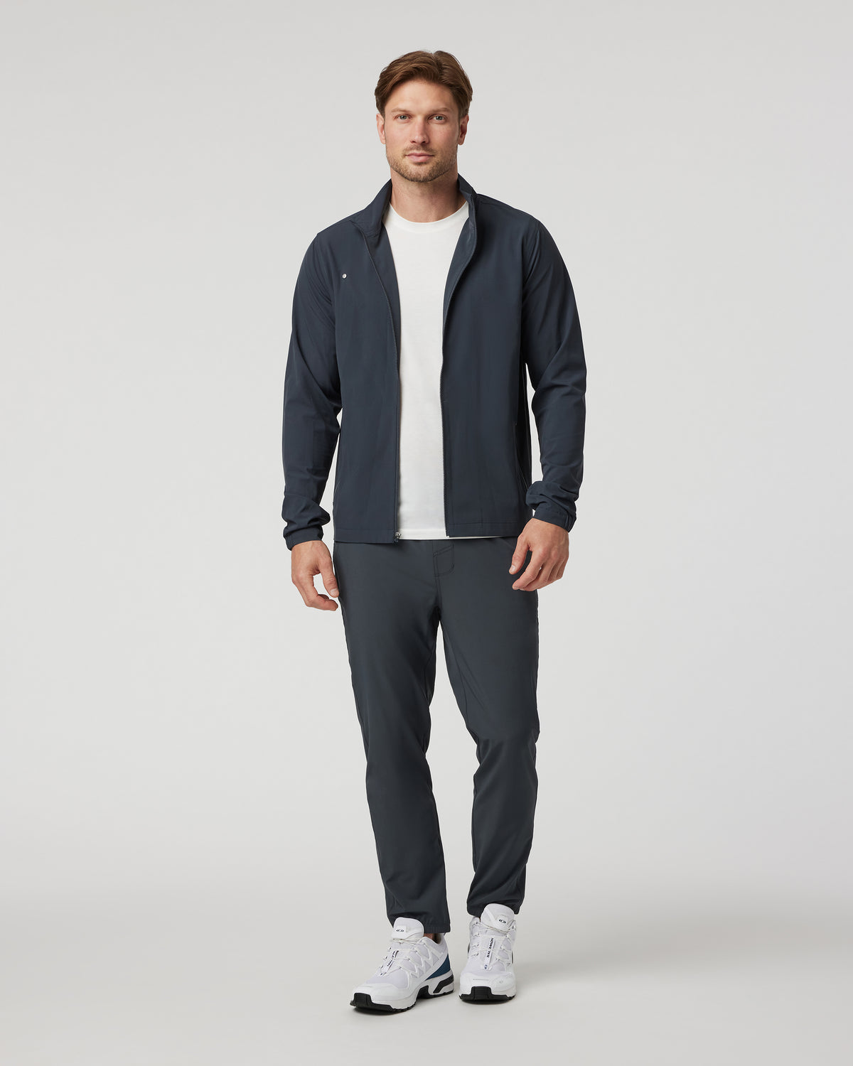 Vuori Venture Track Jacket Men's Navy Workout Jacket