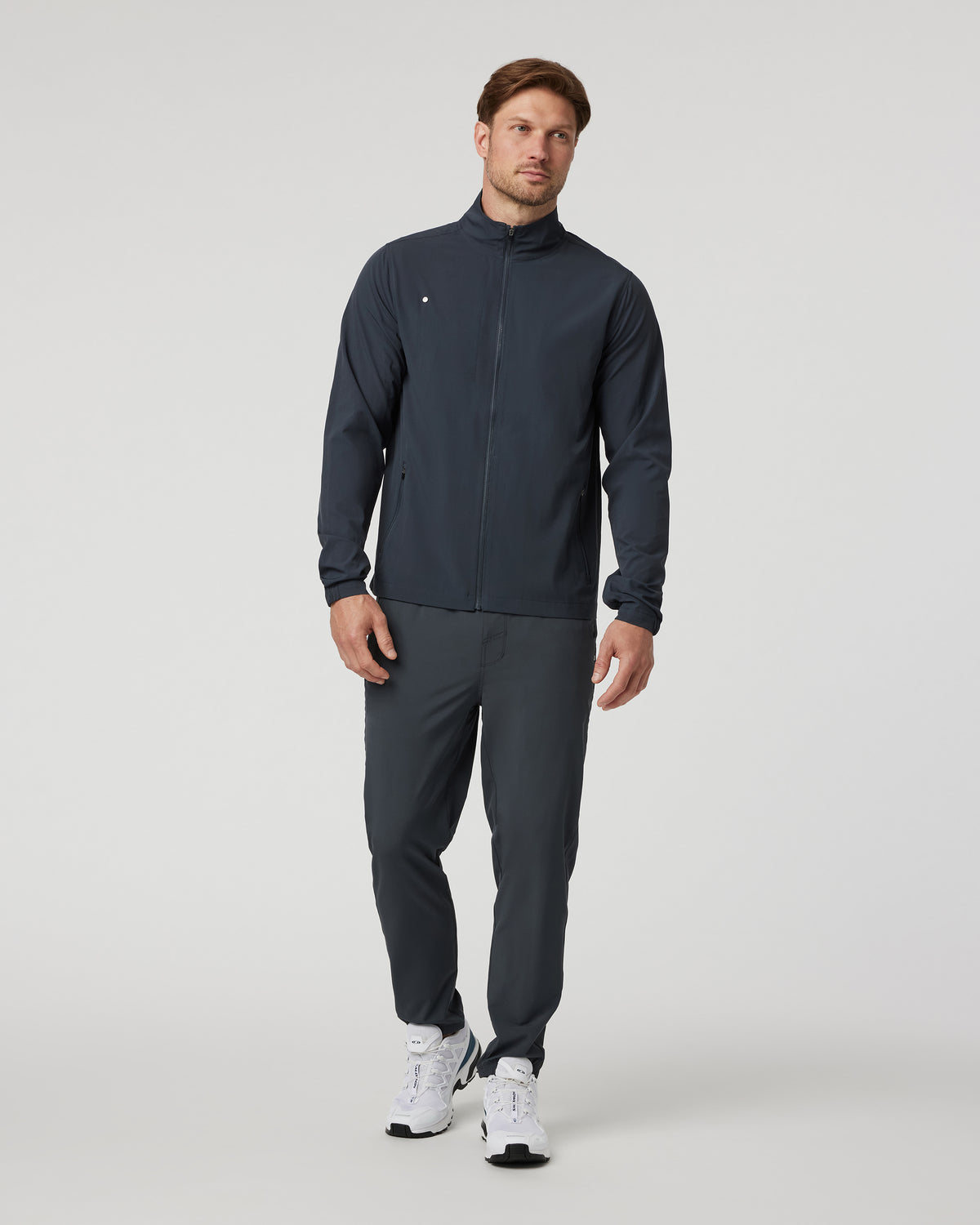 Vuori Venture Track Jacket Men's Navy Workout Jacket