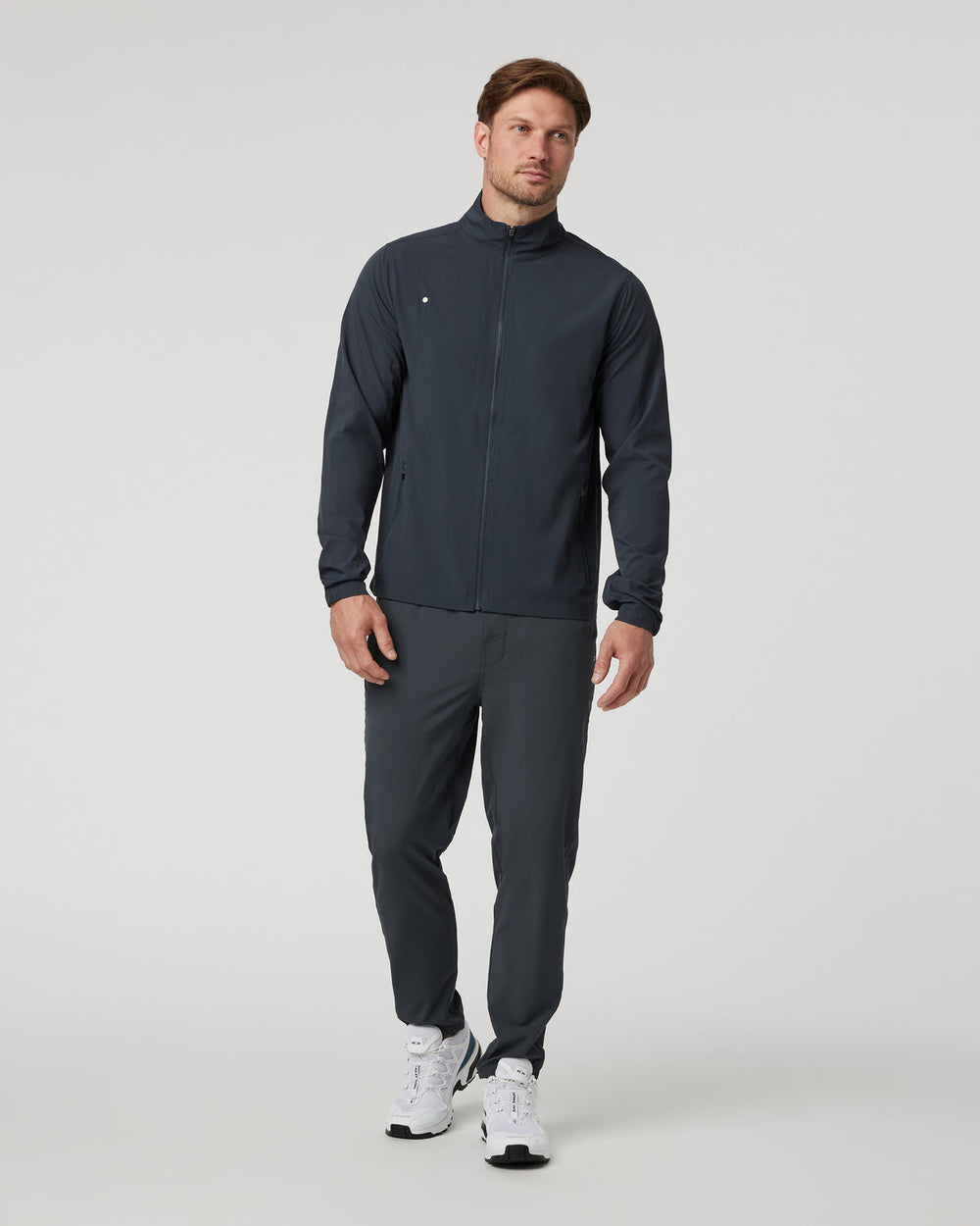 Vuori Venture Track Jacket Men's Navy Workout Jacket