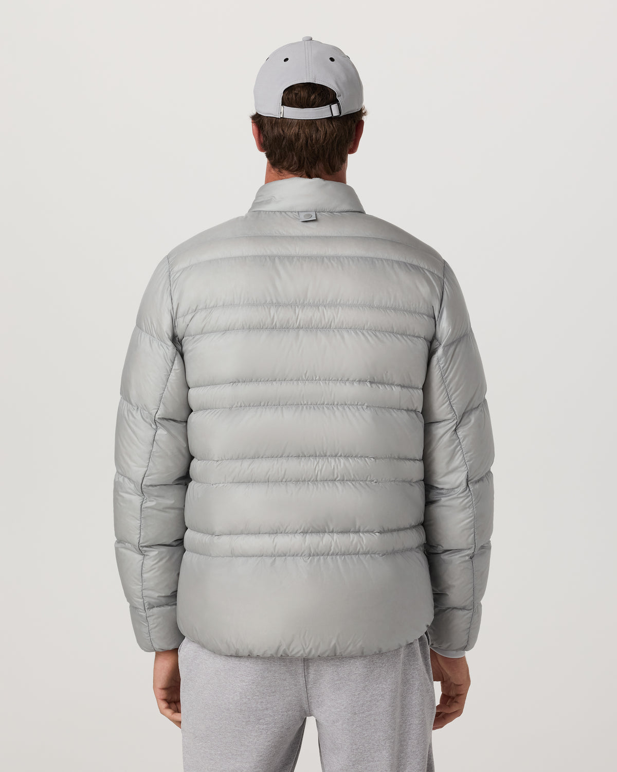 Vuori Coordinate Down Jacket Men's Sea Fog Ultra-Light Jacket