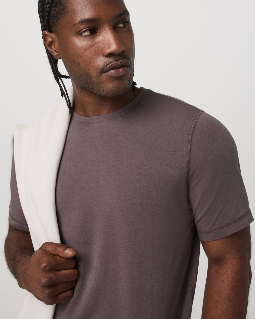 Vuori Tuvalu Tee Men's Cotton Short Sleeve T-Shirt in Timber