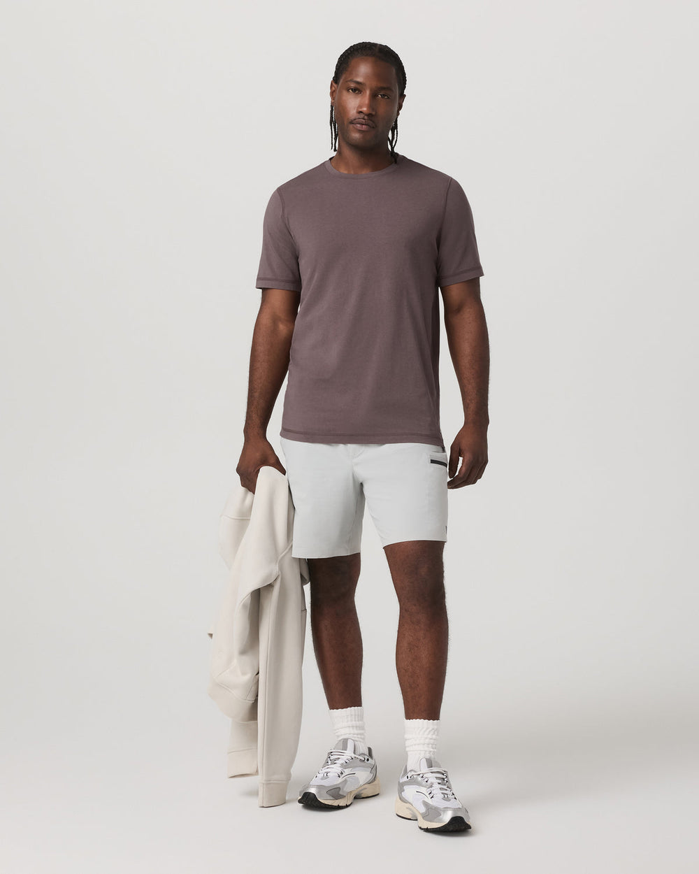 Vuori Tuvalu Tee Men's Cotton Short Sleeve T-Shirt in Timber