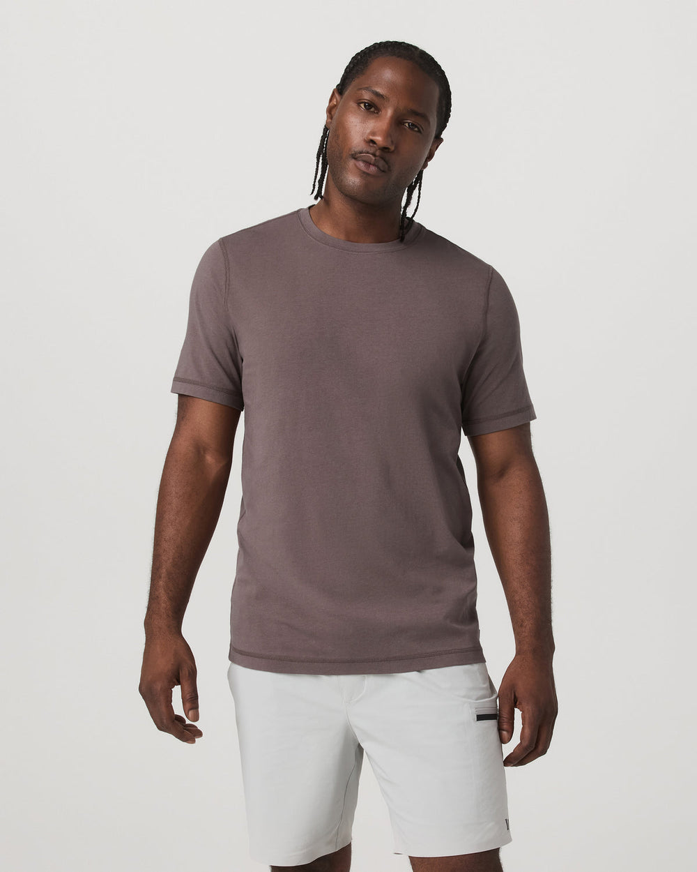 Vuori Tuvalu Tee Men's Cotton Short Sleeve T-Shirt in Timber