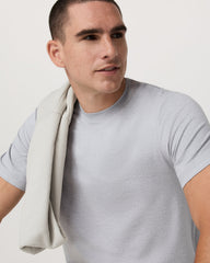 Vuori Short Sleeve Ponto Performance Tee Platinum Heather