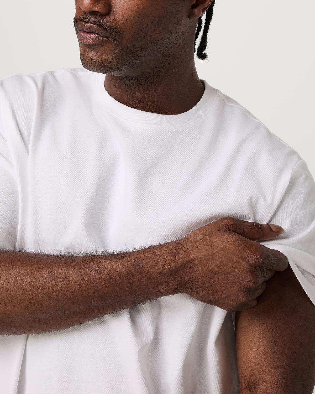Vuori Short Sleeve Heavyweight Cotton Tee Men's White T-Shirt