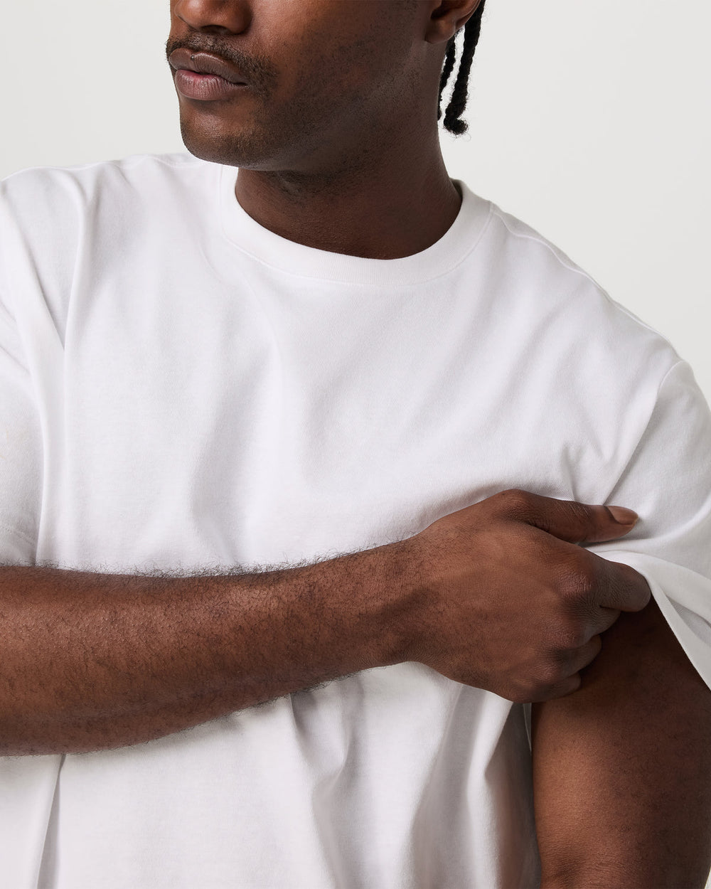 Vuori Short Sleeve Heavyweight Cotton Tee Men's White T-Shirt
