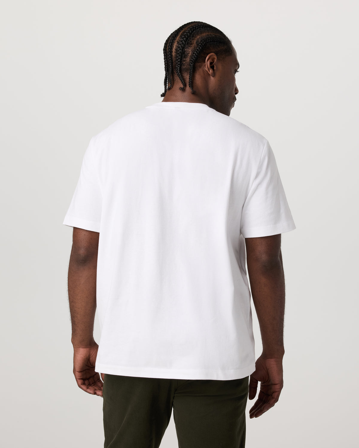 Vuori Short Sleeve Heavyweight Cotton Tee Men's White T-Shirt