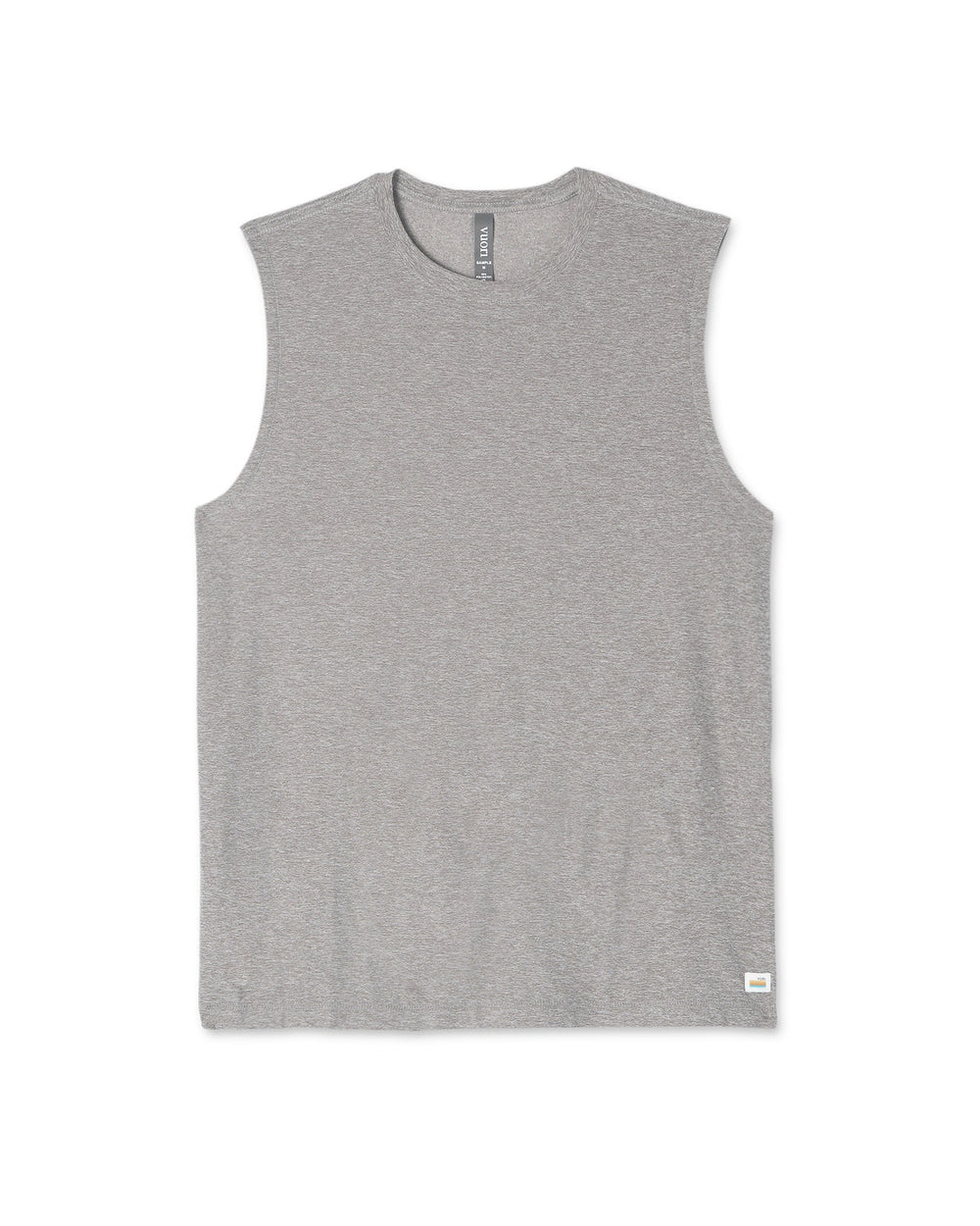 Vuori Strato Muscle Tee Men's Heather Grey Muscle Tank