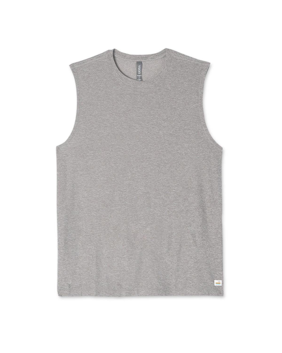 Vuori Strato Muscle Tee Men's Heather Grey Muscle Tank