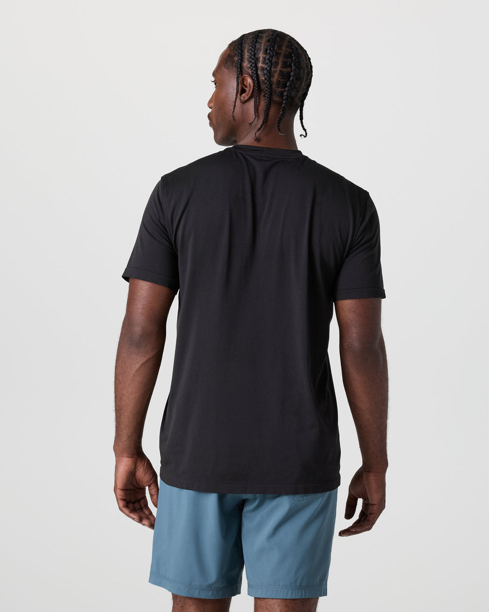 Vuori Short Sleeve Clearview Seamless Tee Black