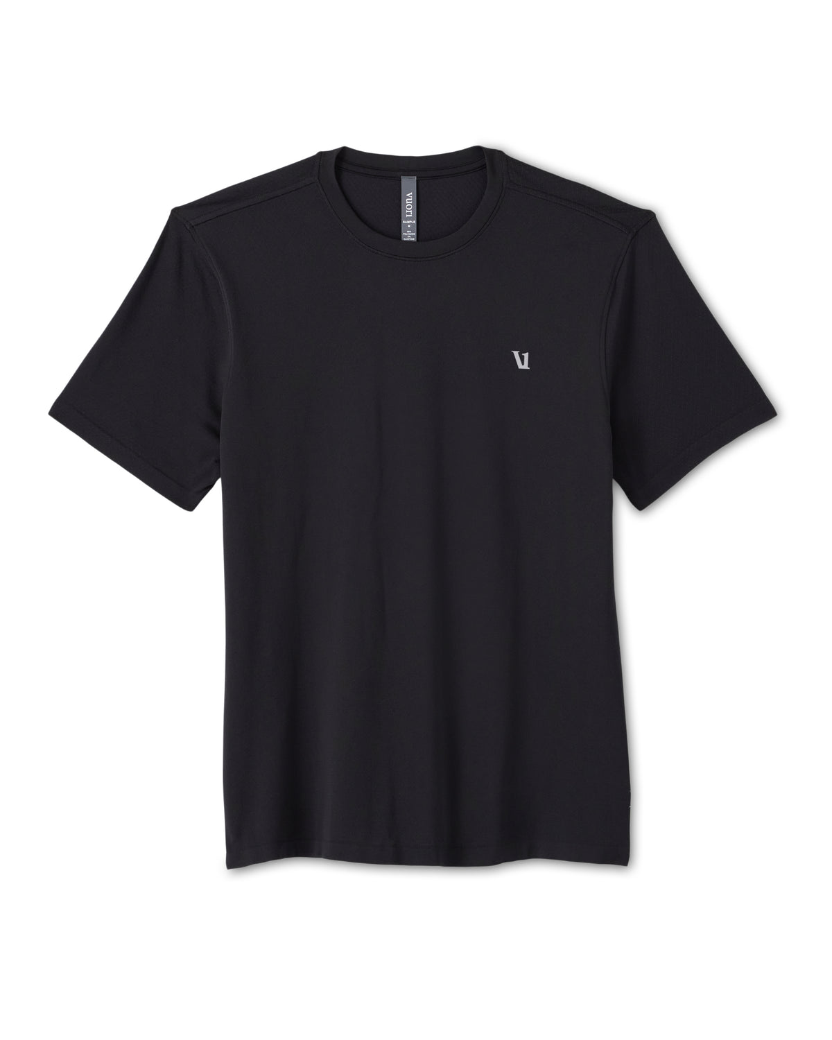 Vuori Short Sleeve Clearview Seamless Tee Black