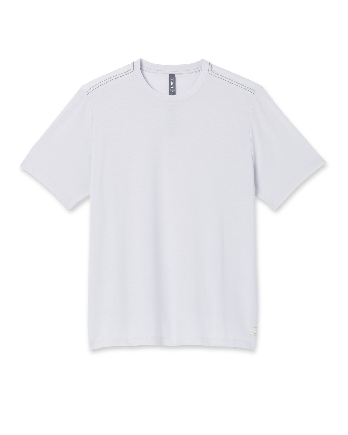 Vuori Current Tech Tee Men's Frost Grey Lightweight Shirt