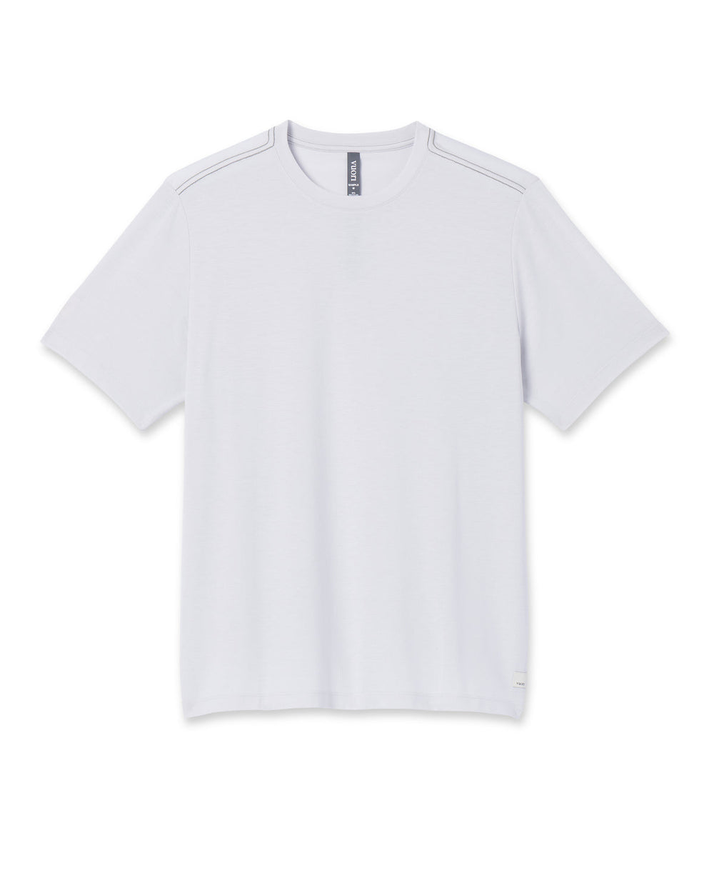 Vuori Current Tech Tee Men's Frost Grey Lightweight Shirt