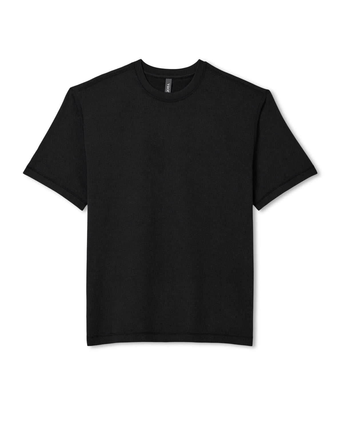 Vuori Men's Short Sleeve Ponto Tee - Relaxed Black Heather