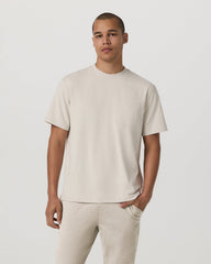 Vuori Men's Short Sleeve Ponto Pocket Tee - Relaxed Fit Bone
