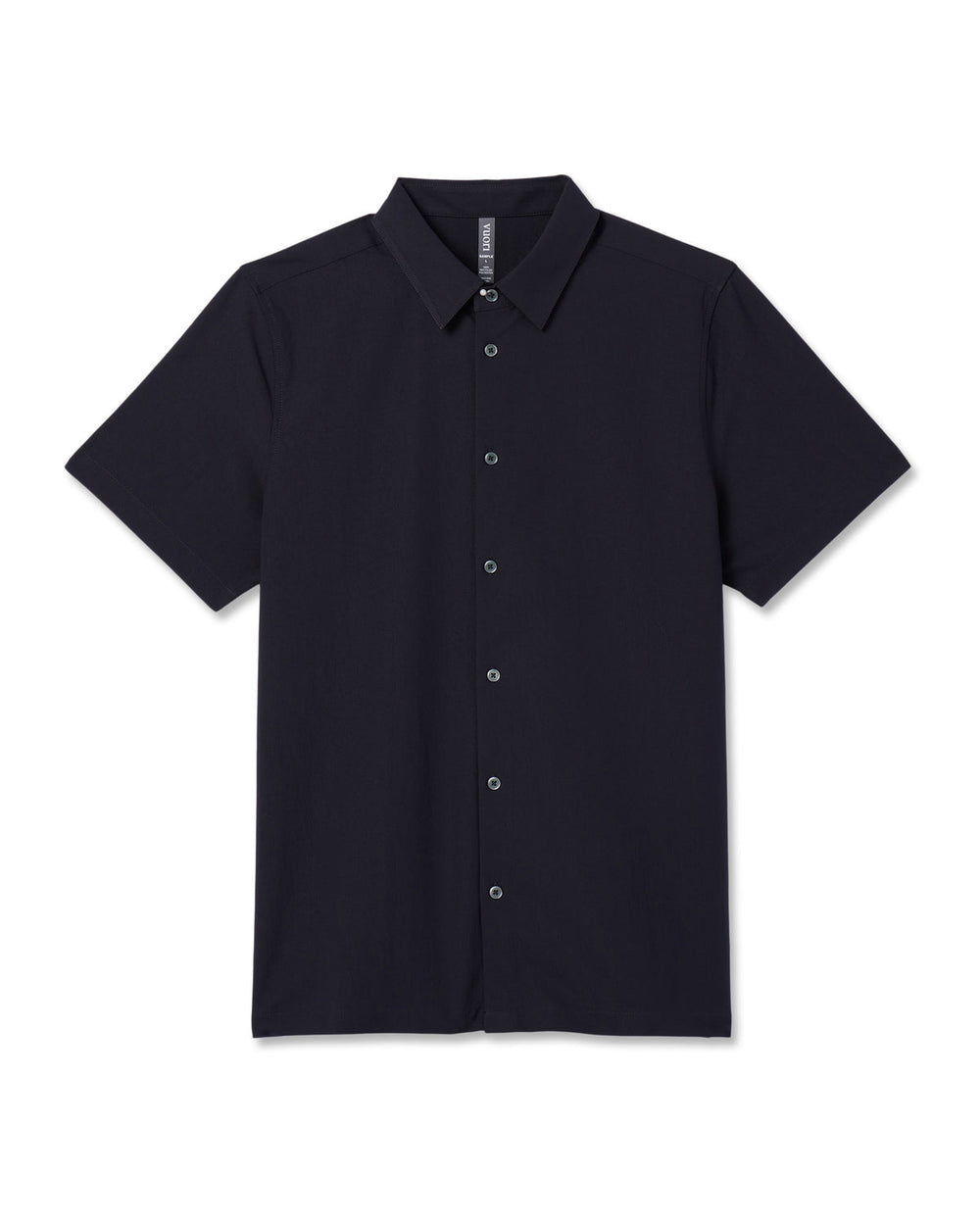 Vuori Short-Sleeve Manhattan Button Down Black