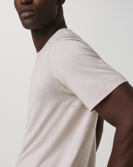 Vuori Short Sleeve Everyday Tee Men's Oatmeal Heather Shirt
