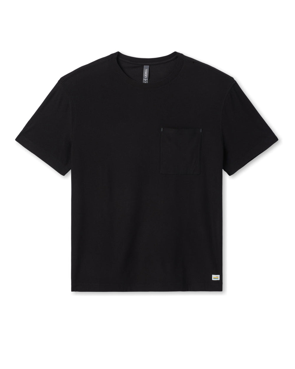 Vuori Short Sleeve Strato Pocket Tee - Relaxed Fit Black